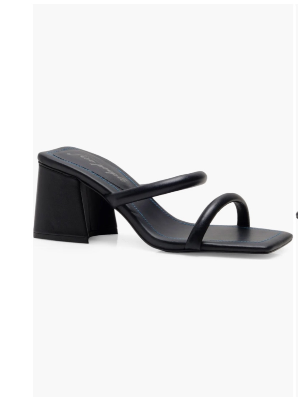 Free People Women's Parker Slide Sandal in Black Size 39 EU or US 8.5 to 9 NWOT